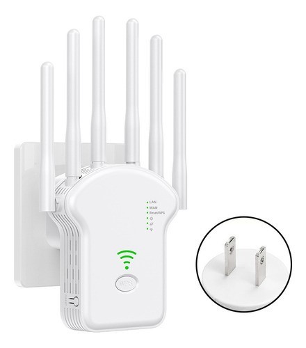 Repetidor Wifi Ourlife U136 Amplificador De Señal 110-240v Blanco