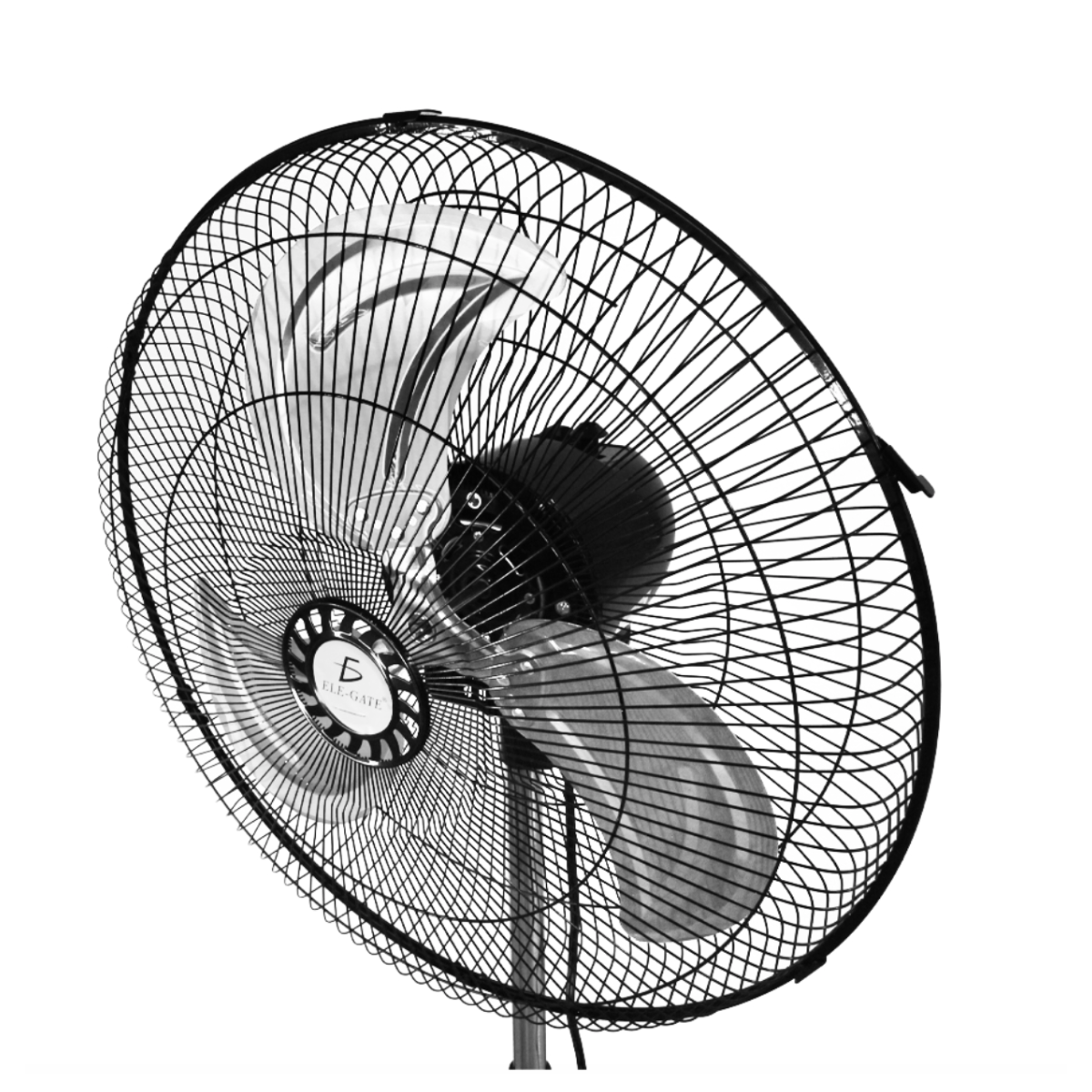 Ventilador de pie con 3 velocidades silencioso y giratorio 18" de diámetro