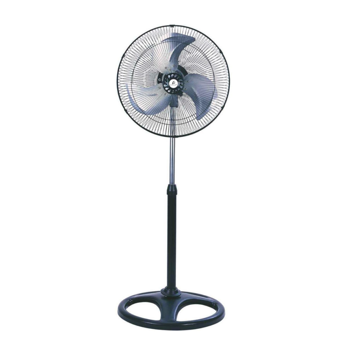 Ventilador de pie con 3 velocidades silencioso y giratorio 18" de diámetro