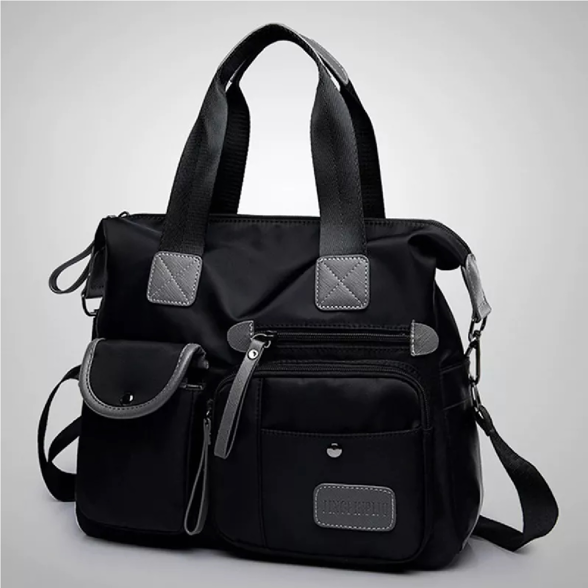 Bolso Bandolera Impermeable Con Bolsillos Para Mujer