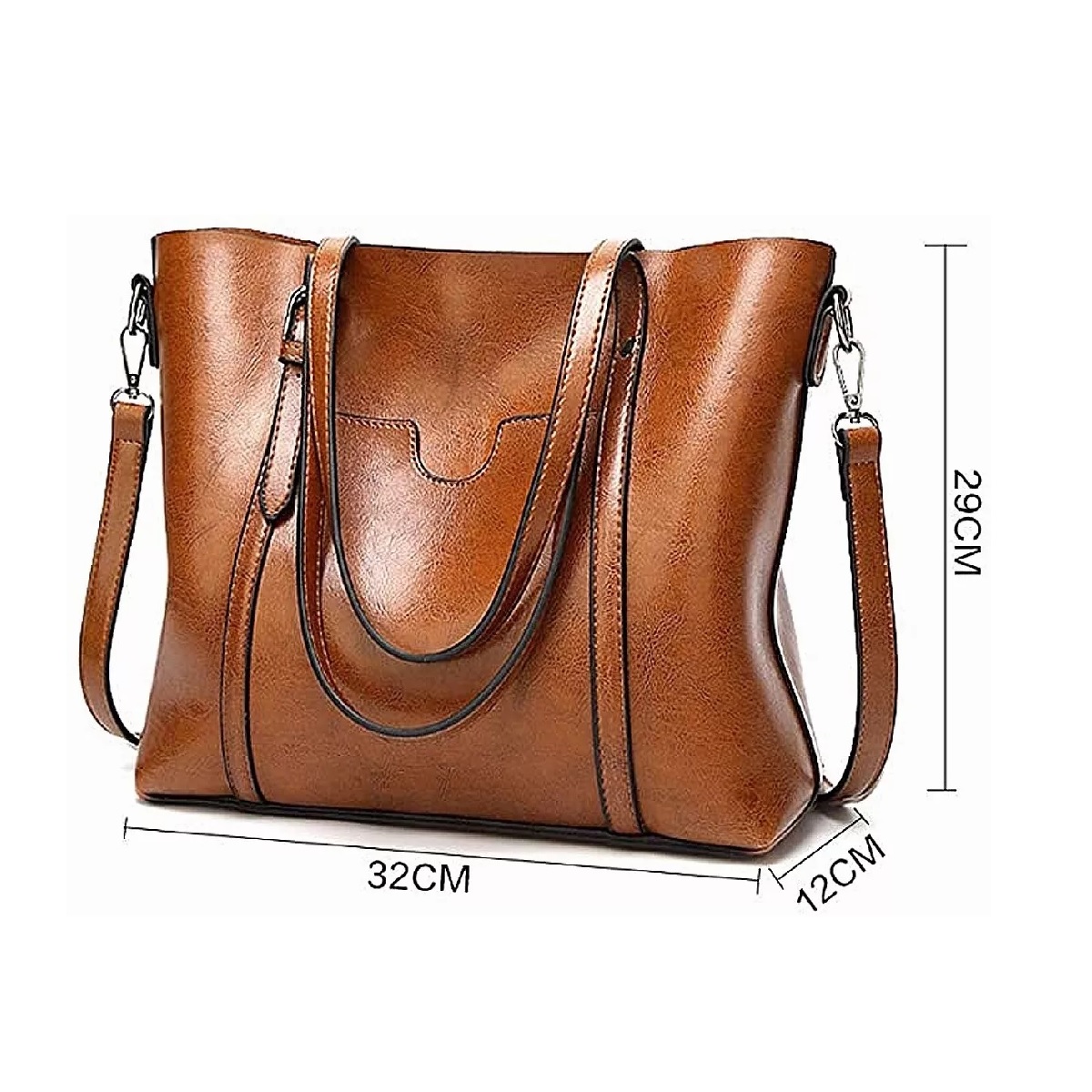 Bolsa De Tote Dama Bandolera Cafe