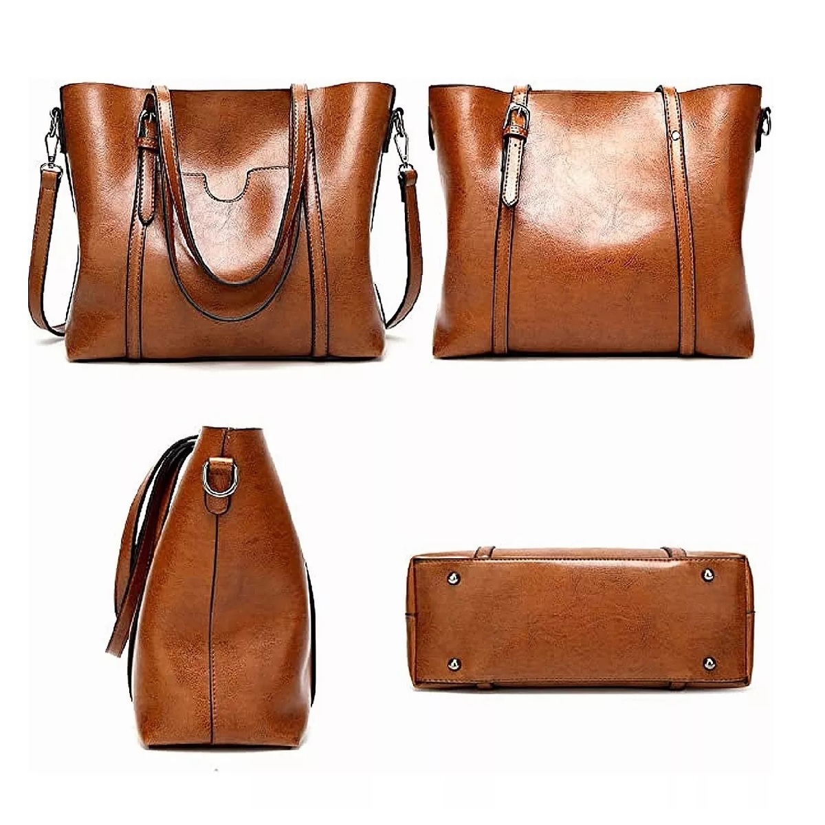 Bolsa De Tote Dama Bandolera Cafe