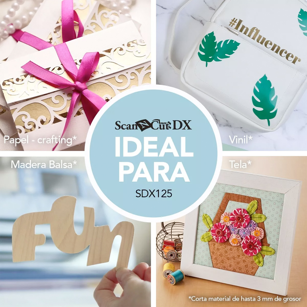 Mini Plotter de Corte Scan n Cut Brother SDX125