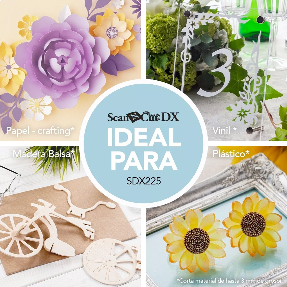 Mini Plotter de Corte Scan n Cut Brother SDX225