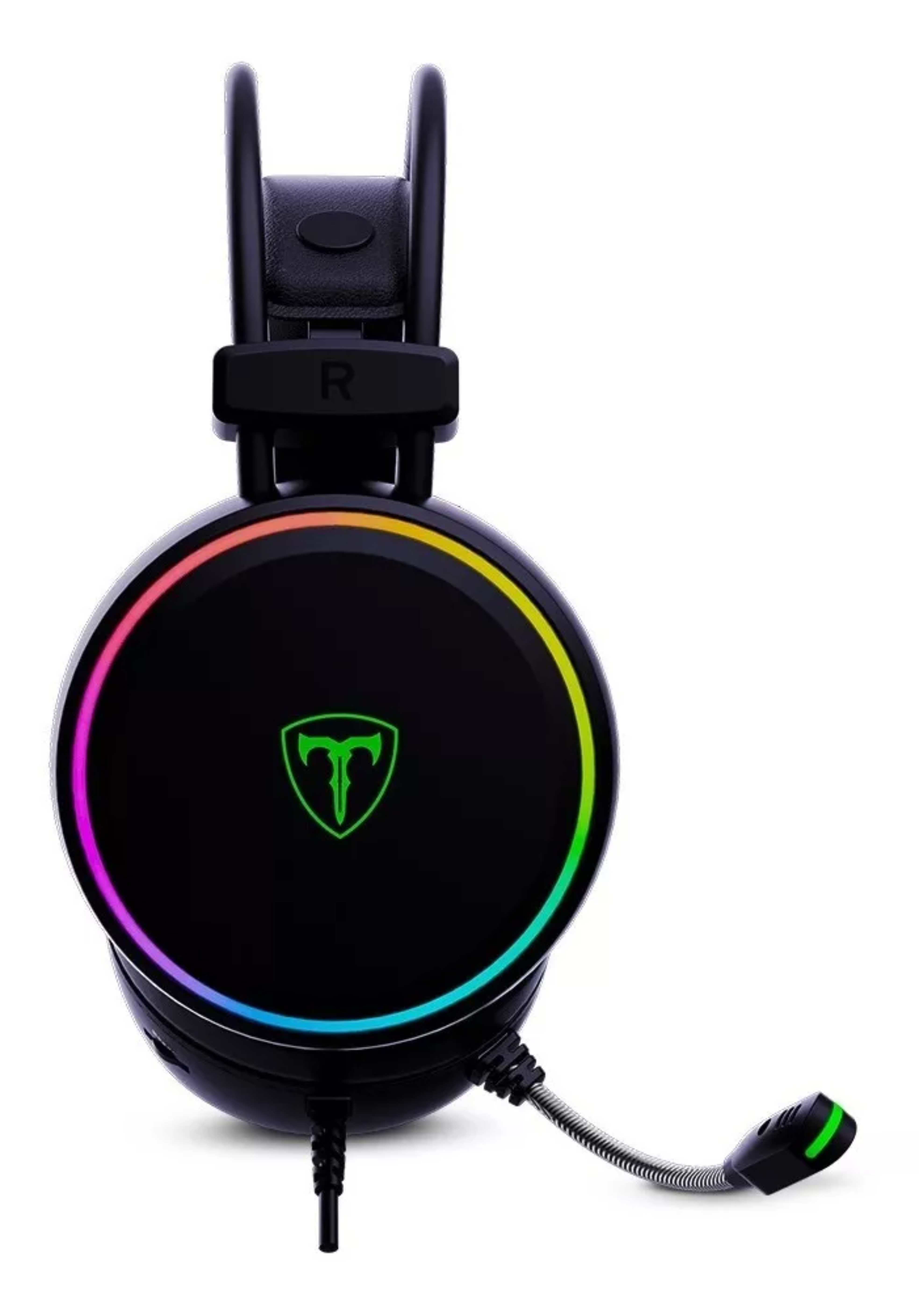 Headset Gamer T-dagger Sona Rgb T-rgh304 - Black- Sonido 7.1