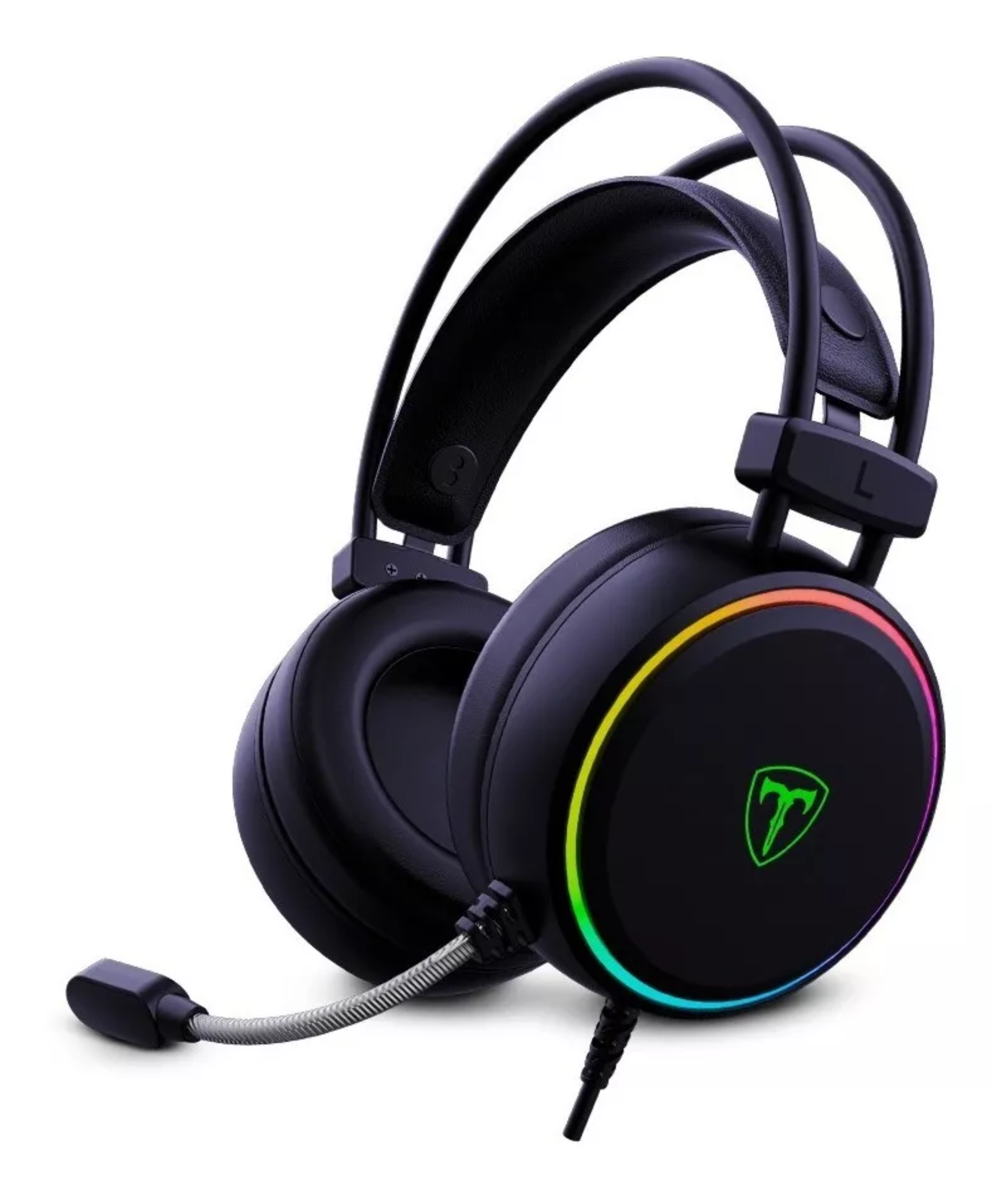 Headset Gamer T-dagger Sona Rgb T-rgh304 - Black- Sonido 7.1