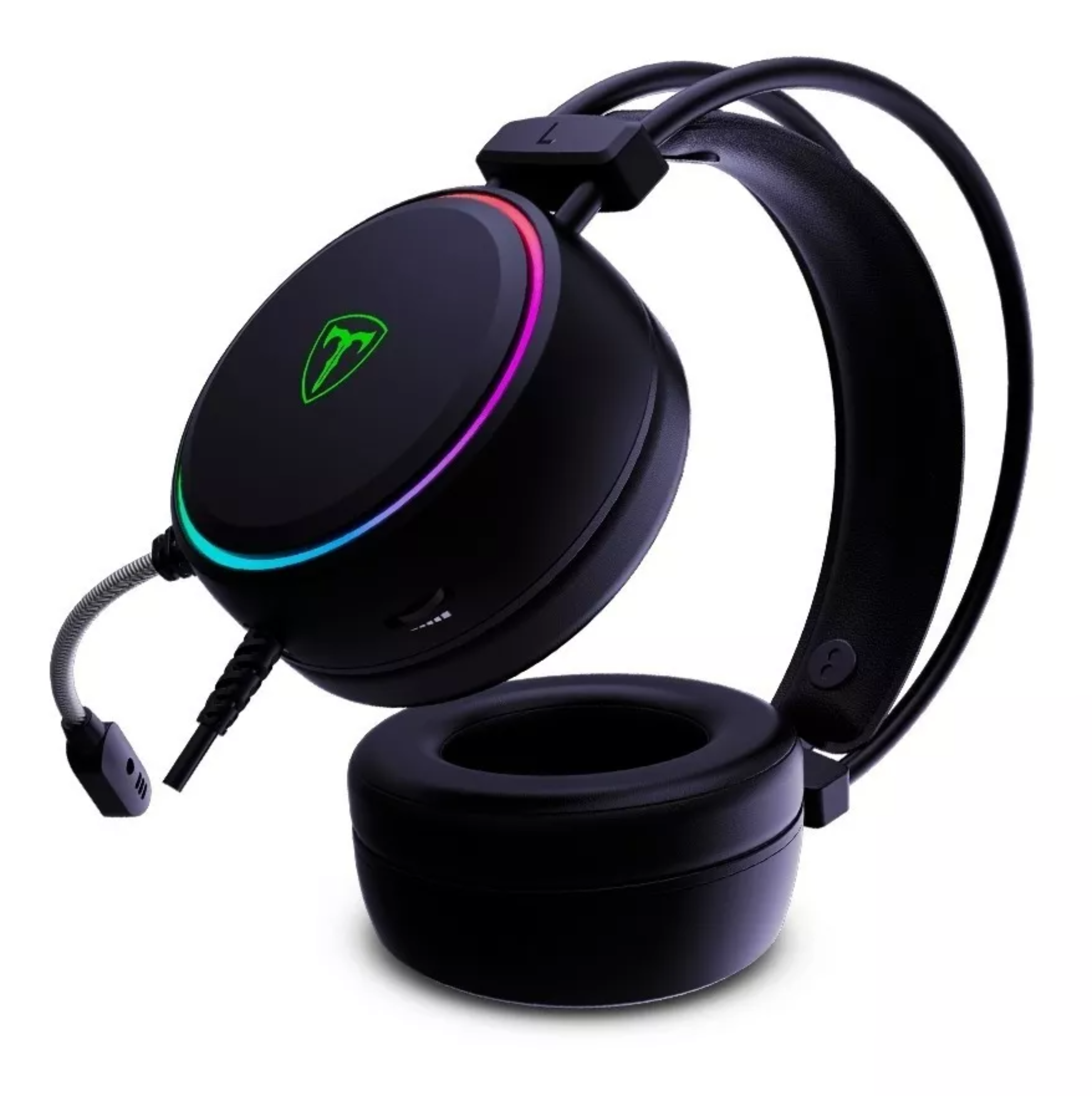 Headset Gamer T-dagger Sona Rgb T-rgh304 - Black- Sonido 7.1