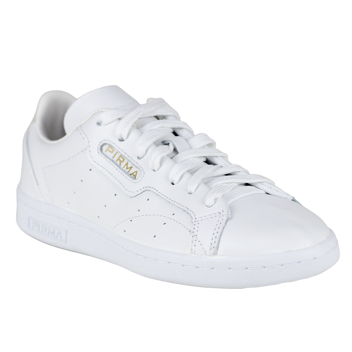 Tenis Blanco De Piel Para Mujer Pirma Urbanos 5042 Clásicos.