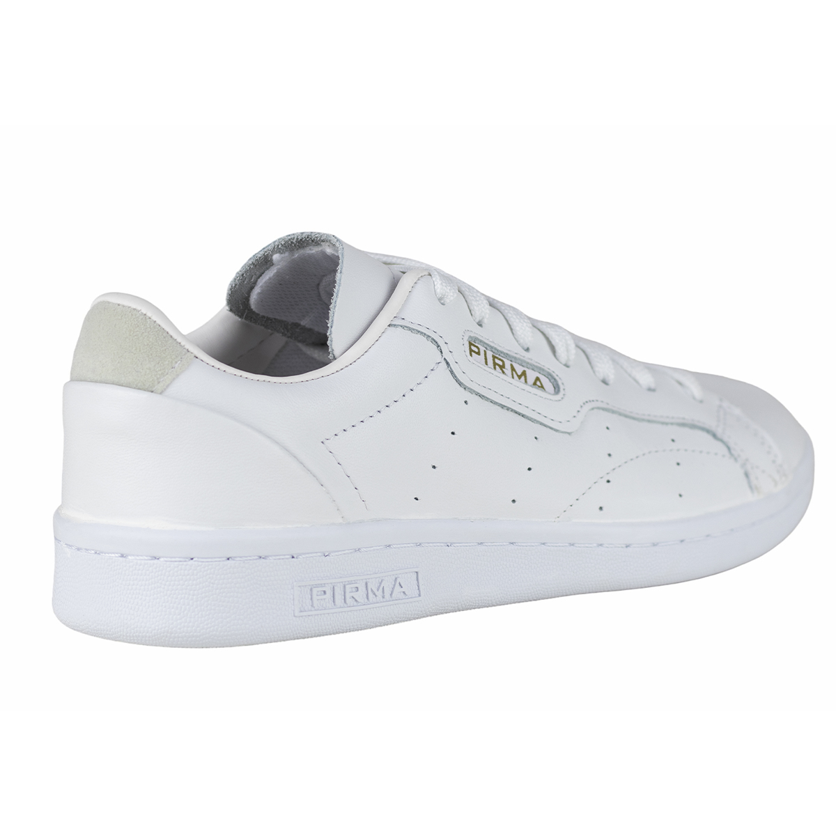Tenis Blanco De Piel Para Mujer Pirma Urbanos 5042 Clásicos.