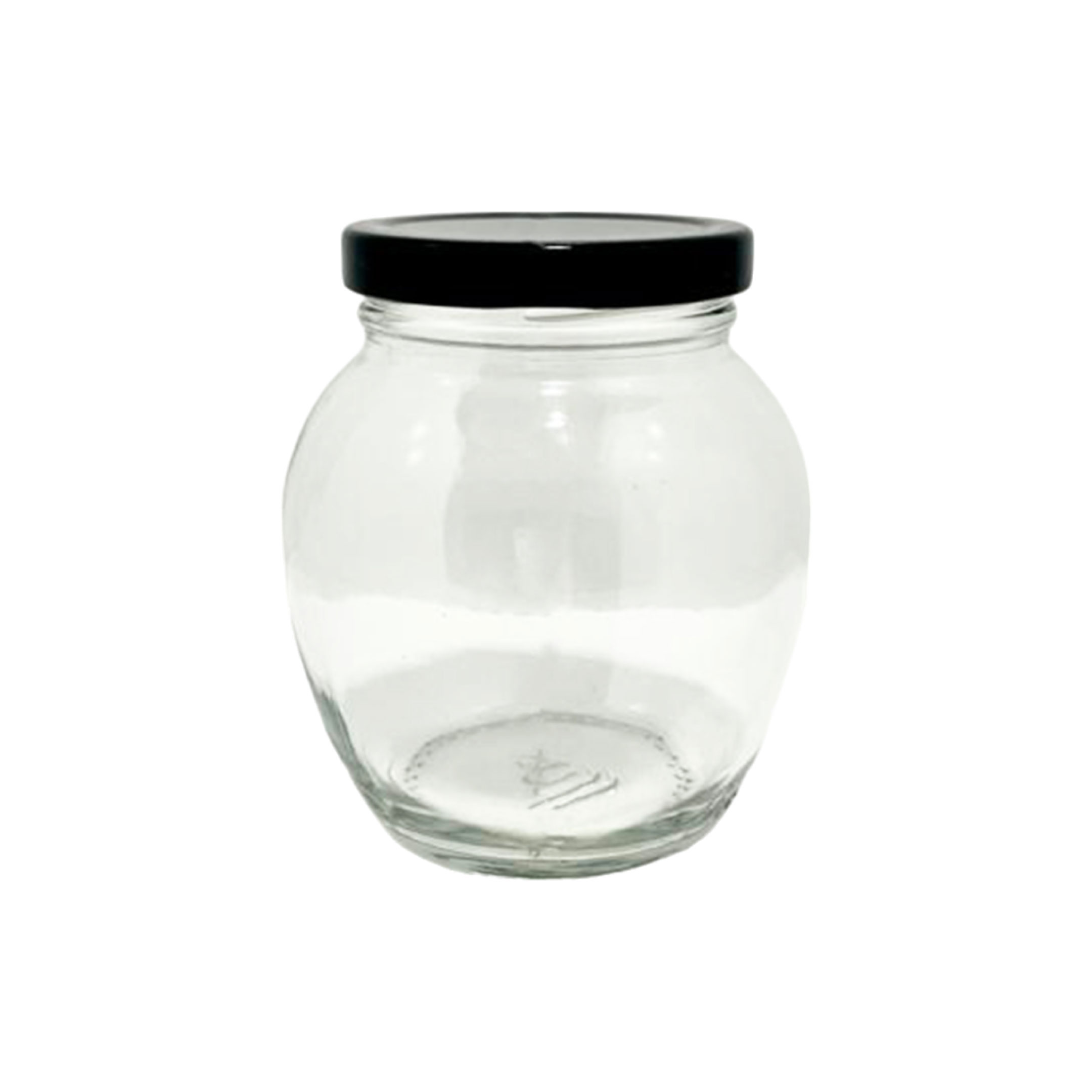 Frasco de vidrio Mielero 355 ml con tapa 12 piezas/ Recuerdos