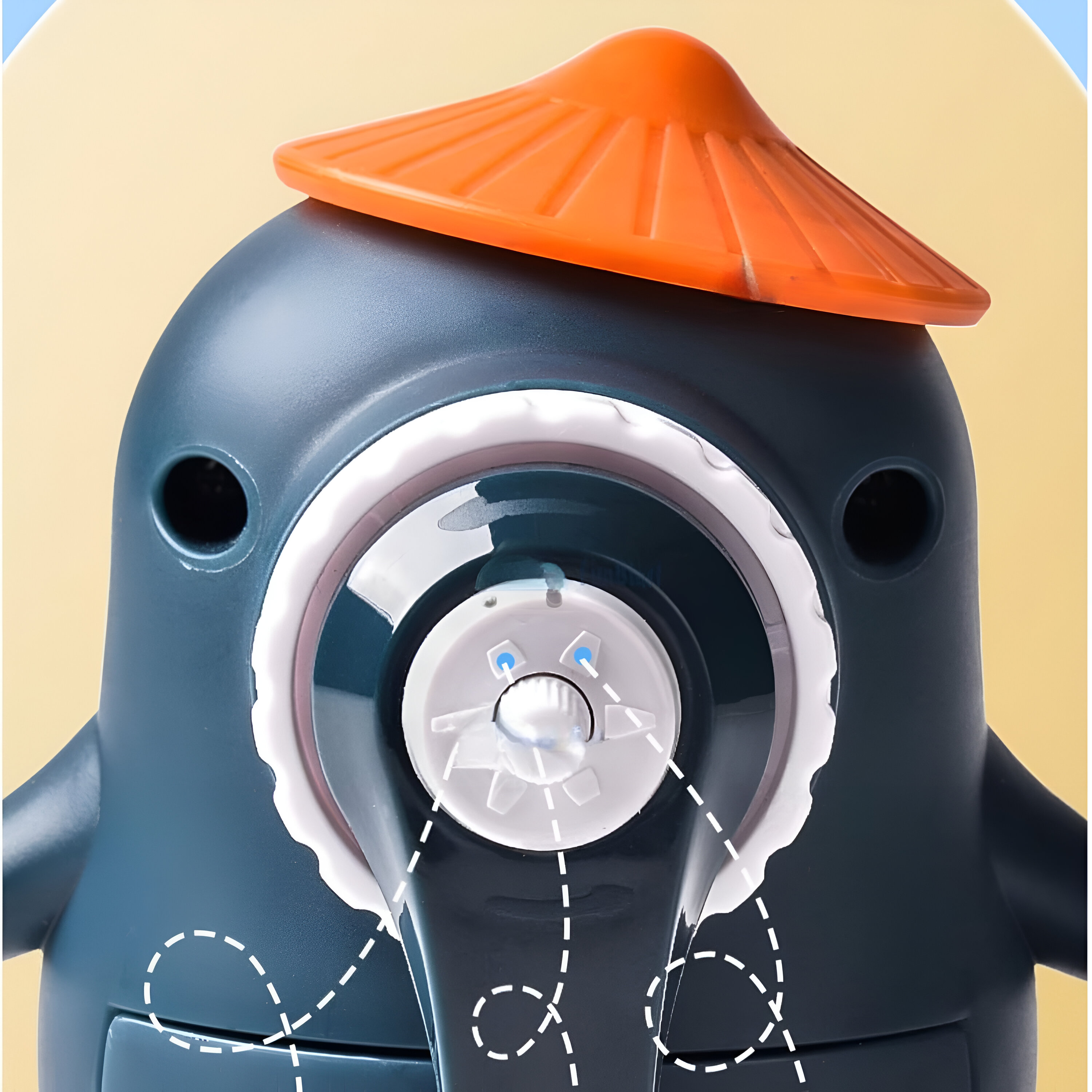 Sacapuntas Manual  en Forma de Pingüino