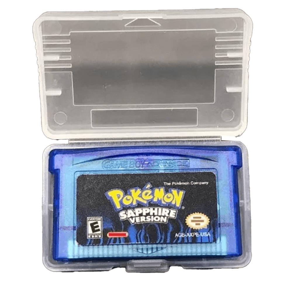 Pokémon Sapphire Gba Juego Físico En Caja Con Protección.