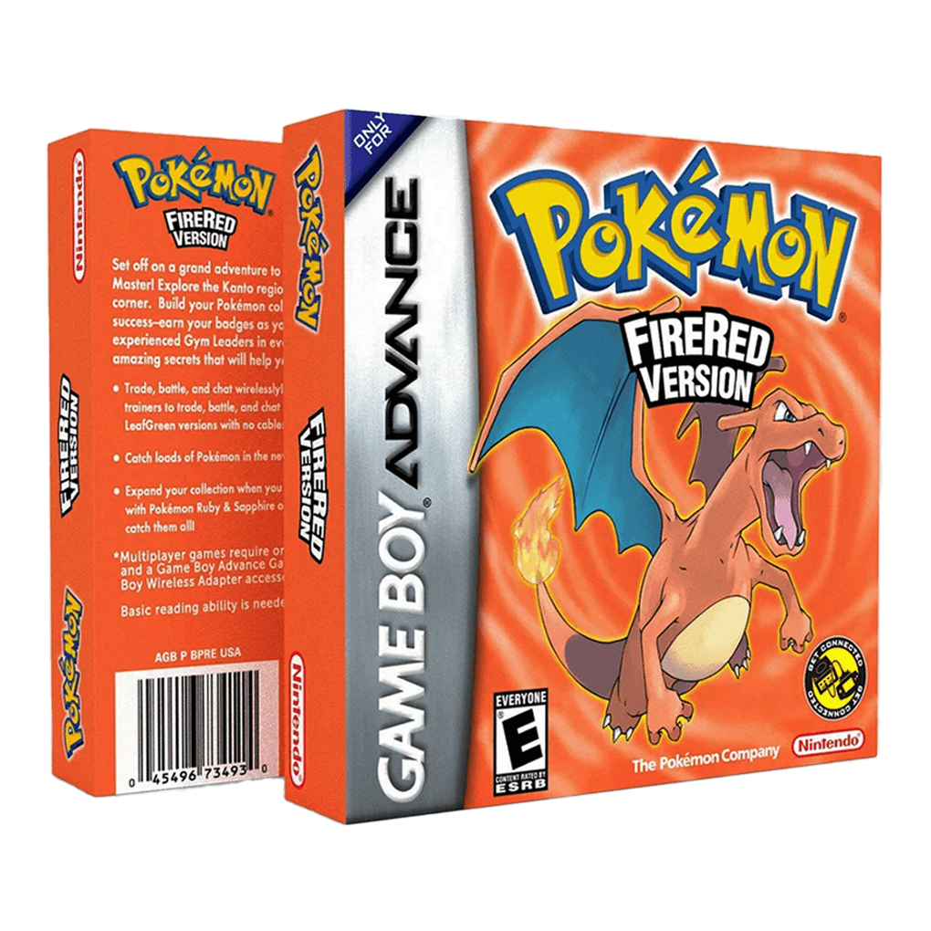 Pokémon Fire Red Gba Juego Físico En Caja Con Protección