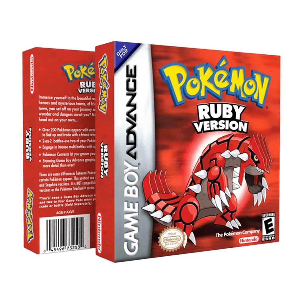 Pokémon Ruby Gba Juego Físico En Caja Con Protección.