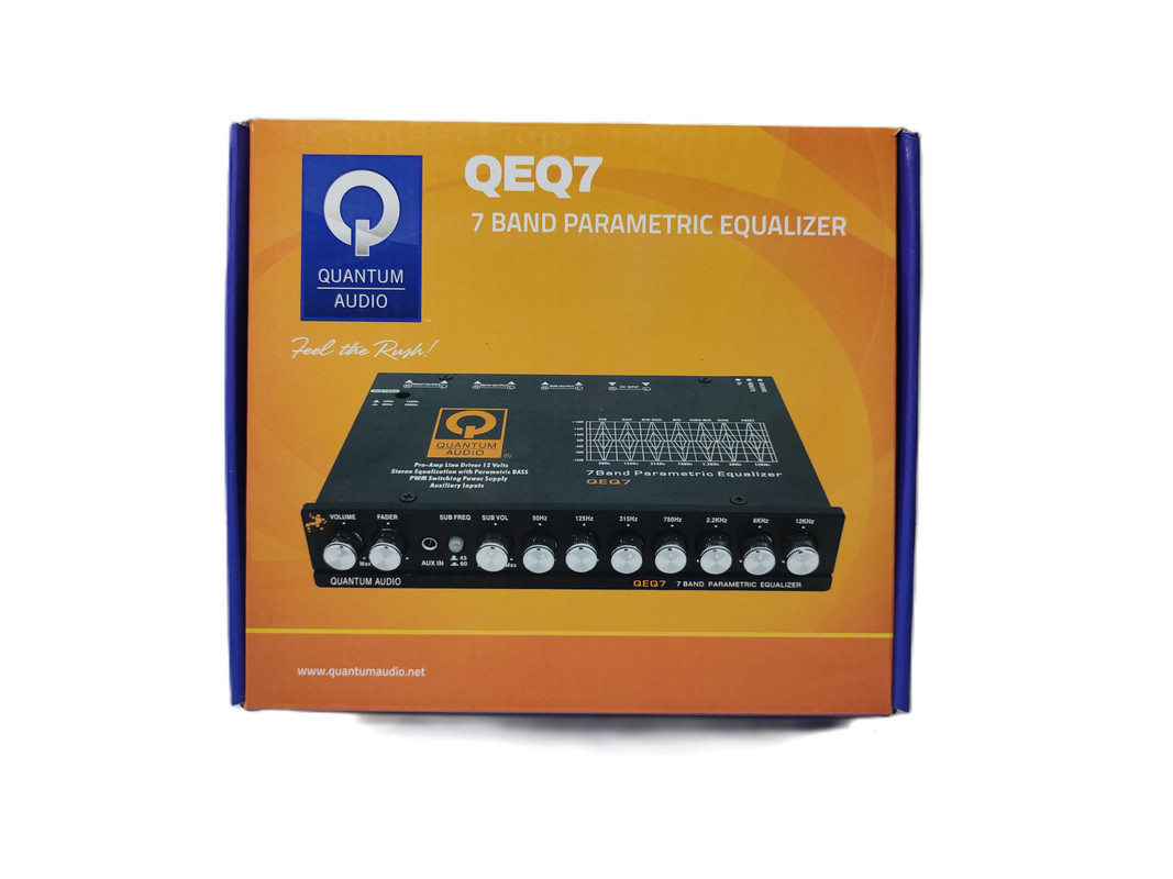 Ecualizador Paramétrico Quantum QEQ7 7 Bandas 7 Volts.
