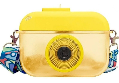 Cantimplora Niños Camara Correa Escuela Agua Botella 2101 Amarillo