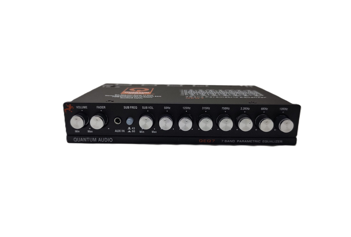 Ecualizador Paramétrico Quantum QEQ7 7 Bandas 7 Volts.