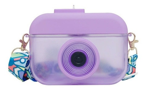Cantimplora Niños Cámara Correa Escuela Agua Botella 2101 Lila