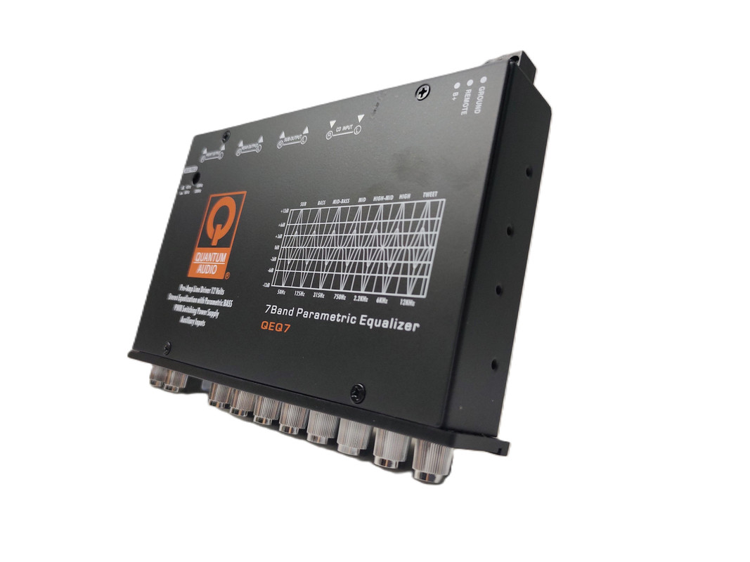 Ecualizador Paramétrico Quantum QEQ7 7 Bandas 7 Volts.
