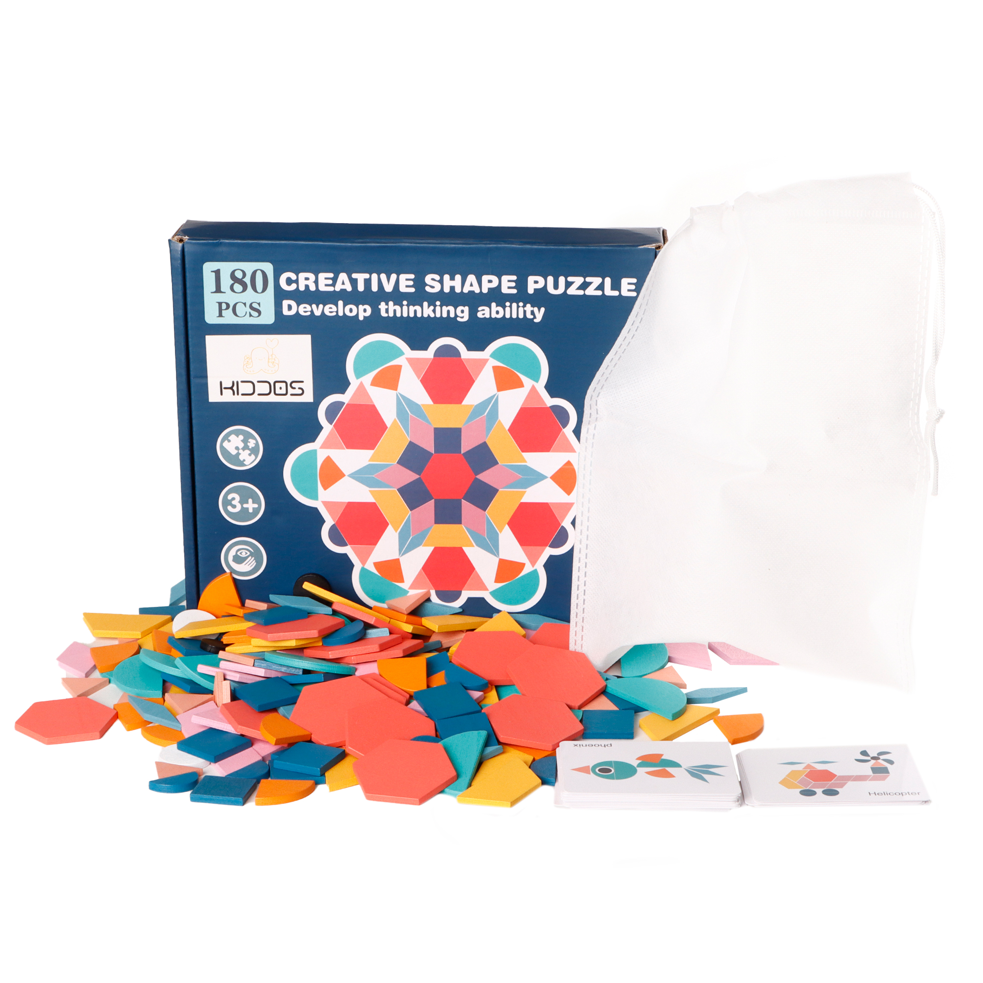 Rompecabezas Tangram Juguete Niño Niña Creatividad Geométrica.