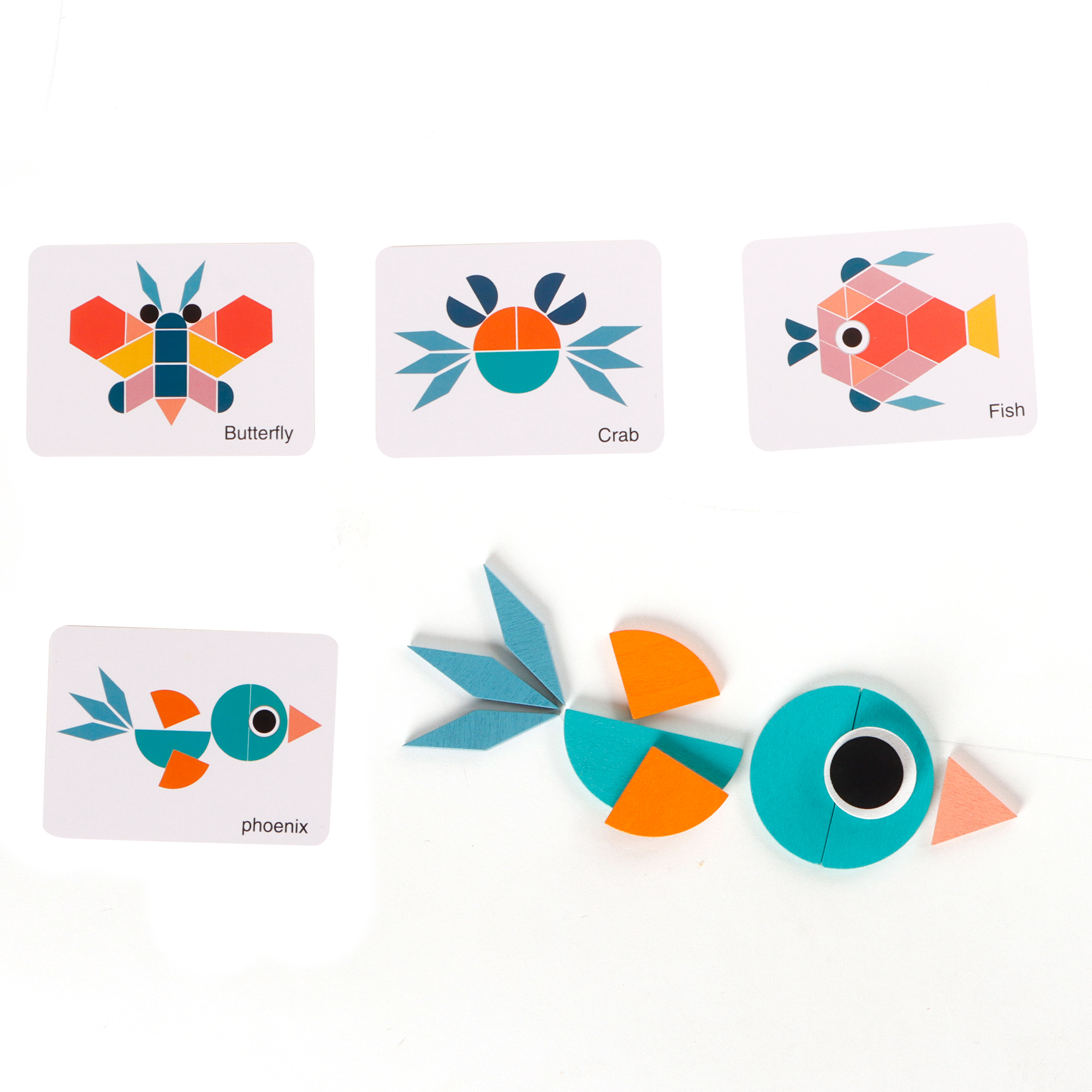 Rompecabezas Tangram Juguete Niño Niña Creatividad