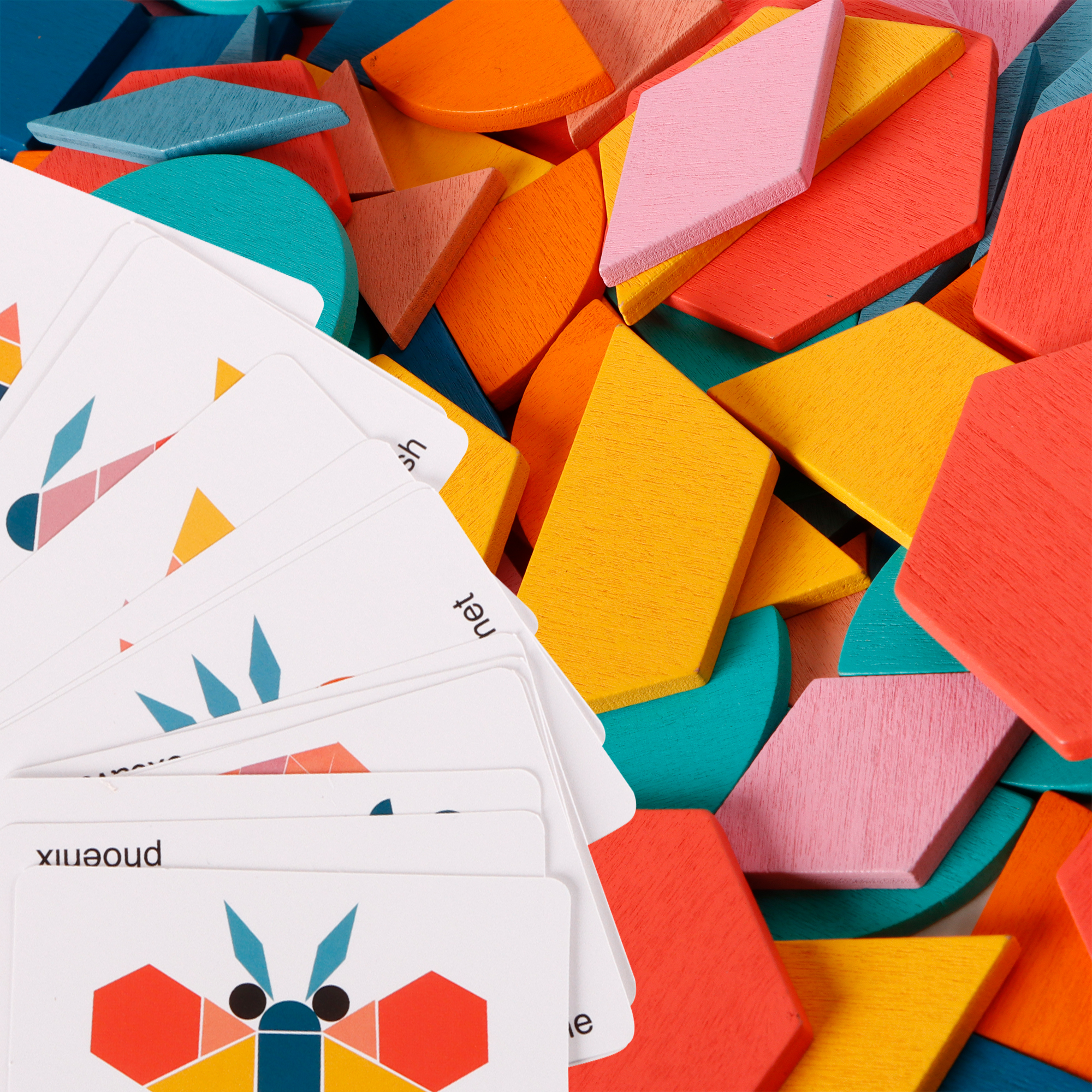 Rompecabezas Tangram Juguete Niño Niña Creatividad Geométrica.