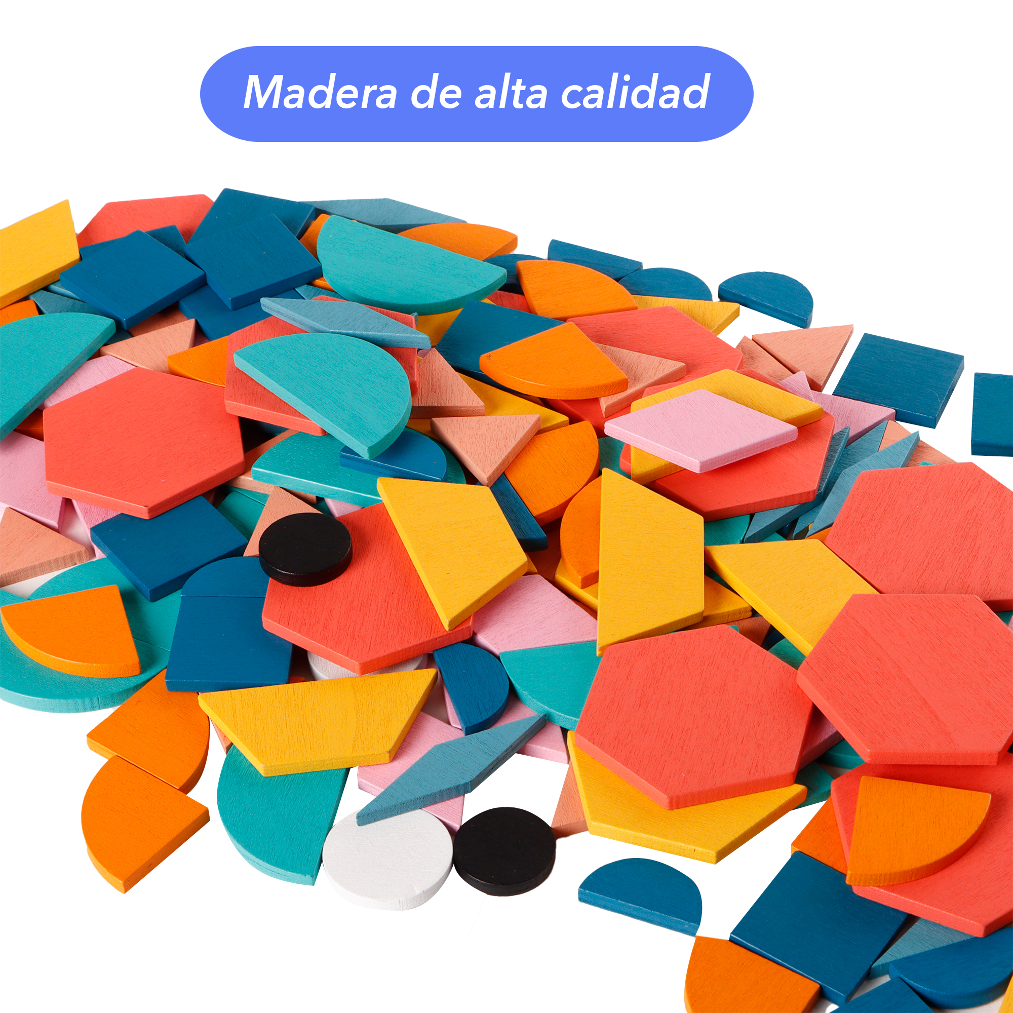 Rompecabezas Tangram Juguete Niño Niña Creatividad Geométrica.