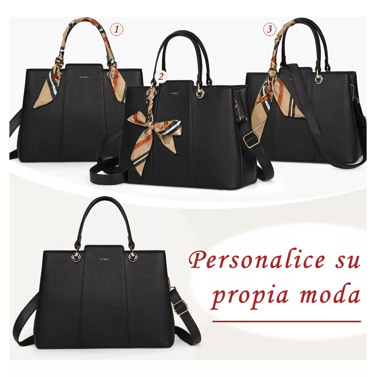 Bolso Mano Tote Bolsa Mochila Mujer Gran Capacidad Ligero