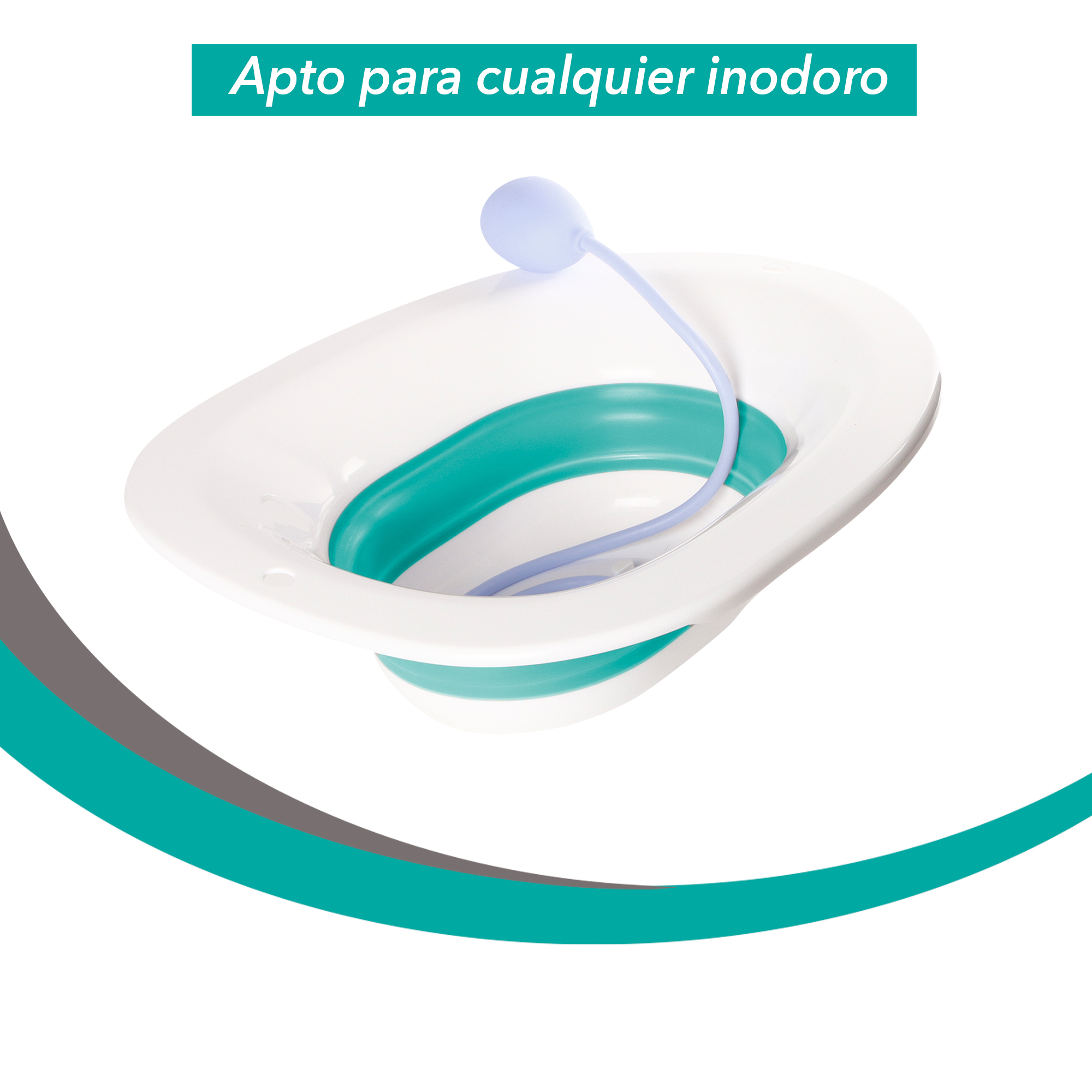 Kit De Baño Para Hemorroides Asiento De Inodoro Bidet Masaje AQUA.