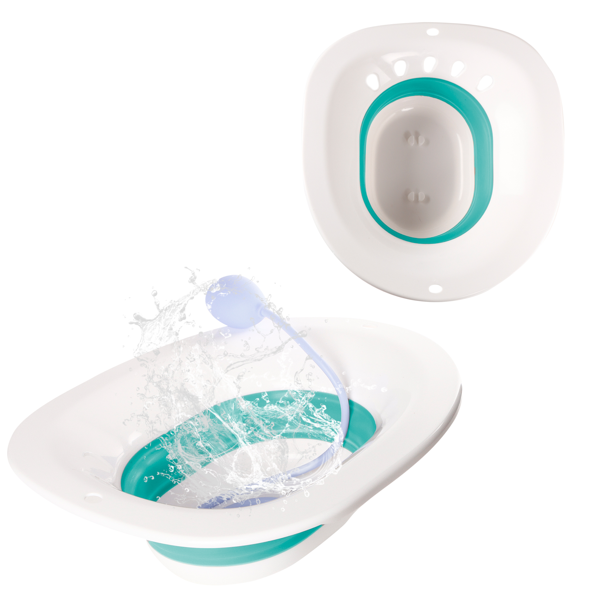 Kit De Baño Para Hemorroides Asiento De Inodoro Bidet Masaje AQUA.