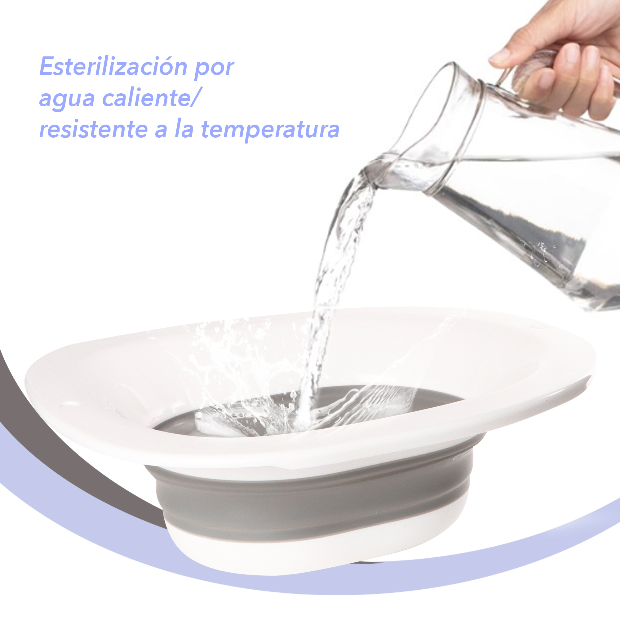 Kit De Baño Para Hemorroides Asiento De Inodoro Bidet Masaje GRIS.