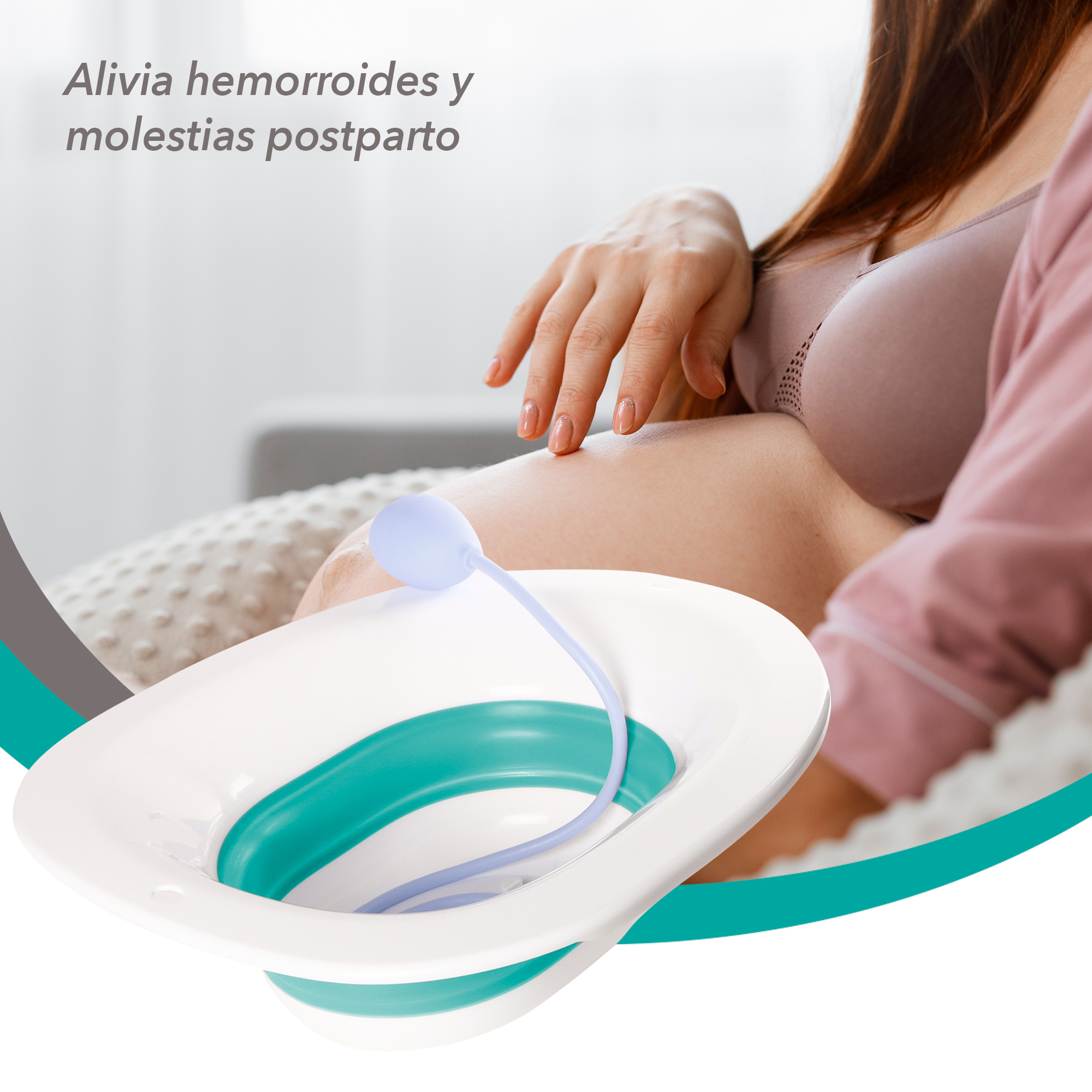 Kit De Baño Para Hemorroides Asiento De Inodoro Bidet Masaje AQUA.