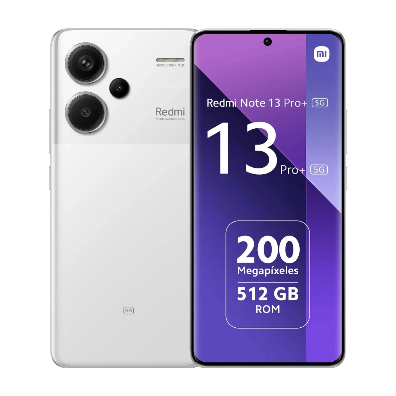 Xiaomi Redmi Note 13 Pro+ 5G Dual Sim 512GB Moonlight White 12GB Ram Desbloqueado