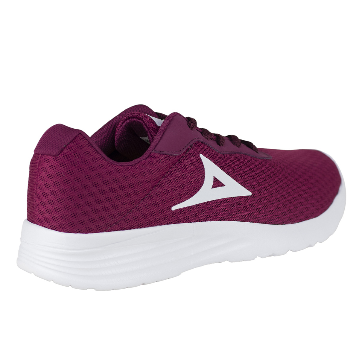 Tenis Running Mujer Pirma Fit Step 8500 Guinda Para Trotar.