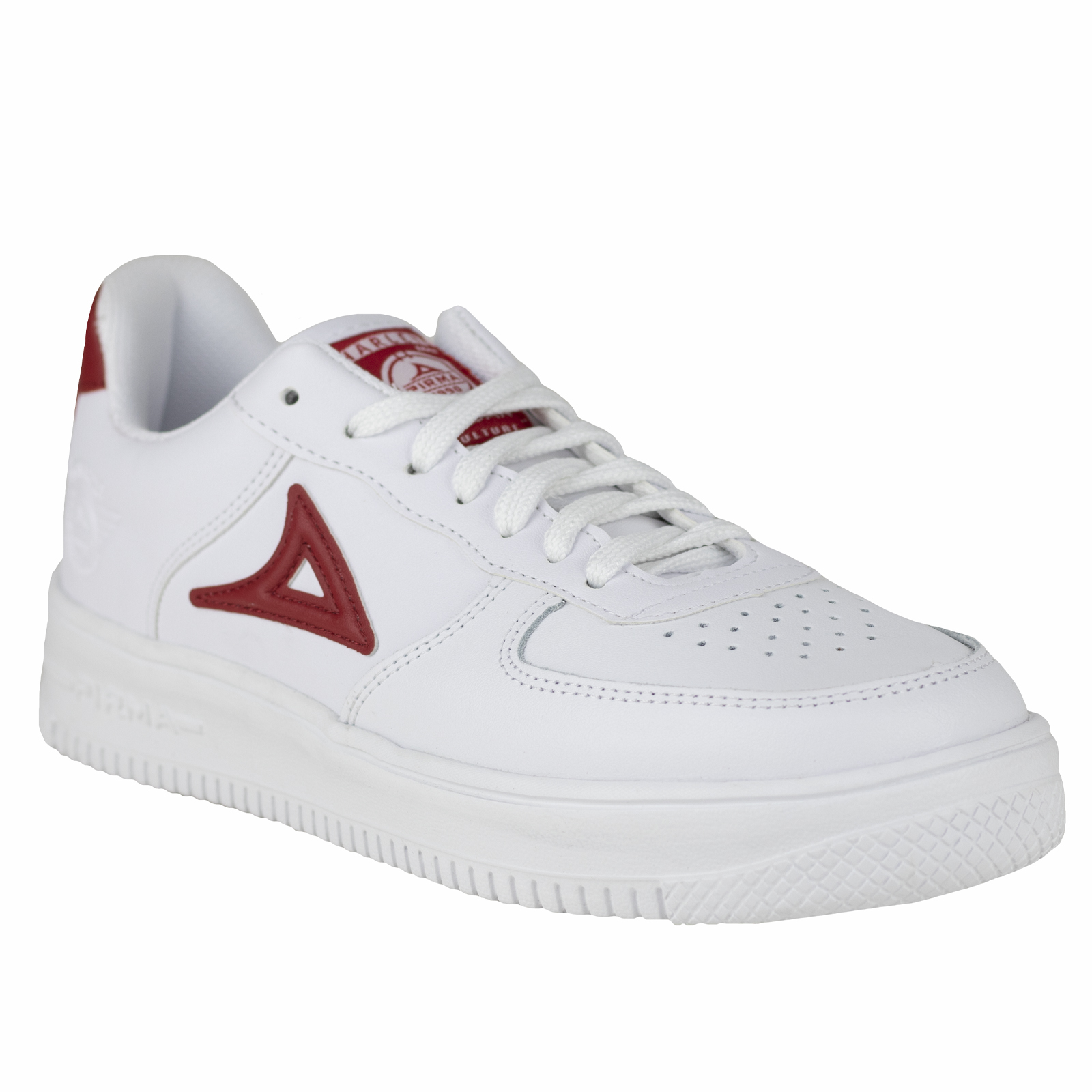 Tenis Plataforma Blanco Rojo Pirma Urbanos Hombre Mujer 5002.