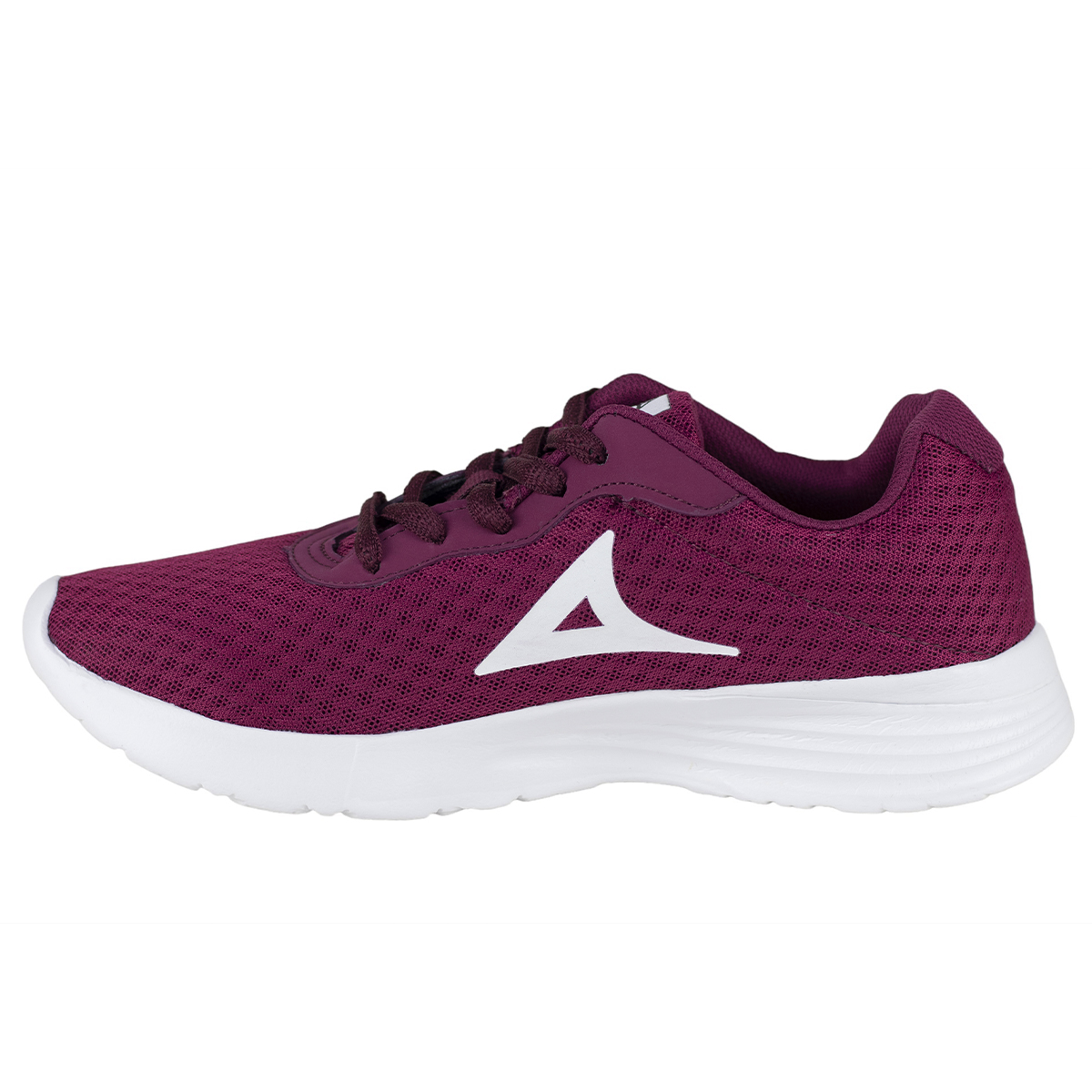 Tenis Running Mujer Pirma Fit Step 8500 Guinda Para Trotar.