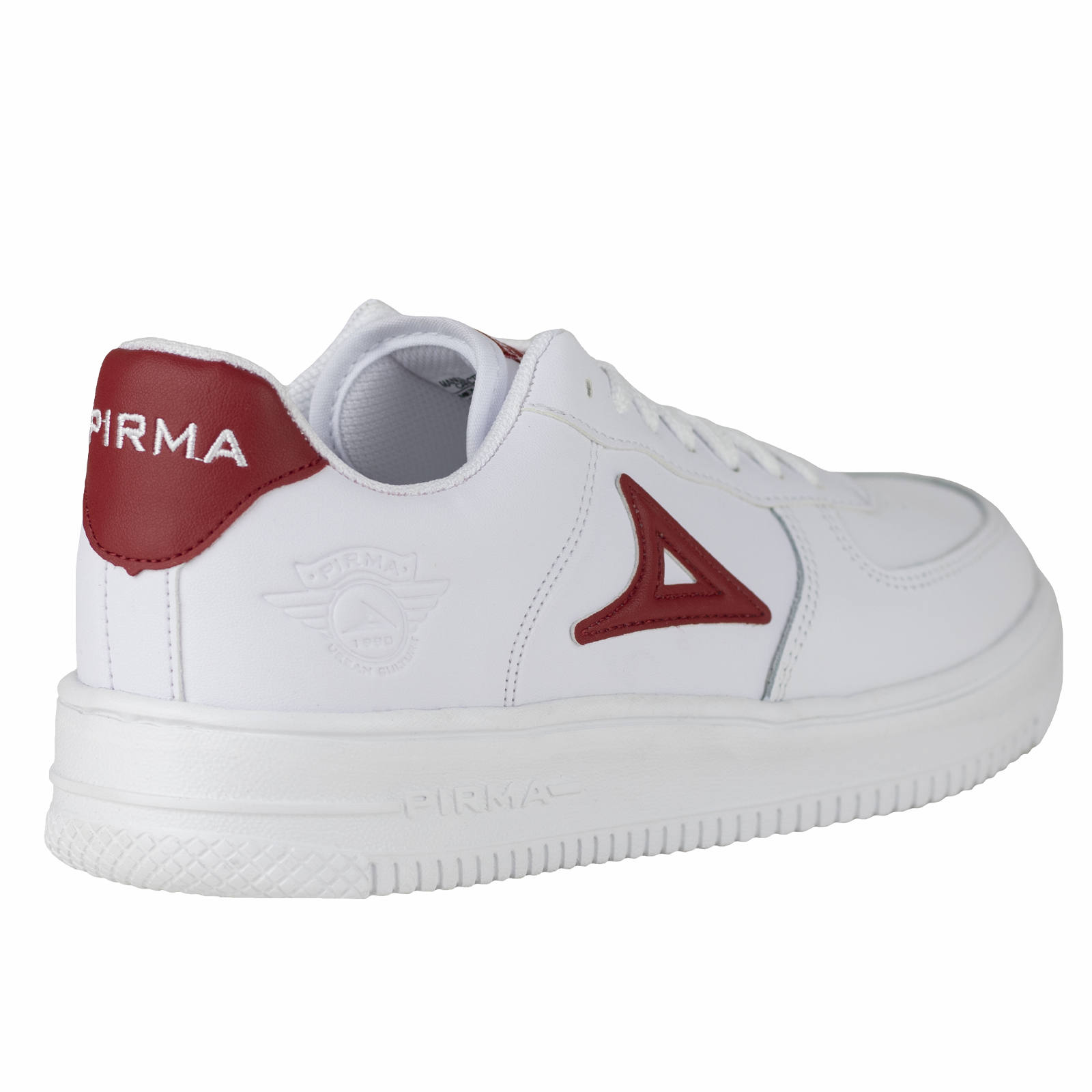 Tenis Plataforma Blanco Rojo Pirma Urbanos Hombre Mujer 5002.