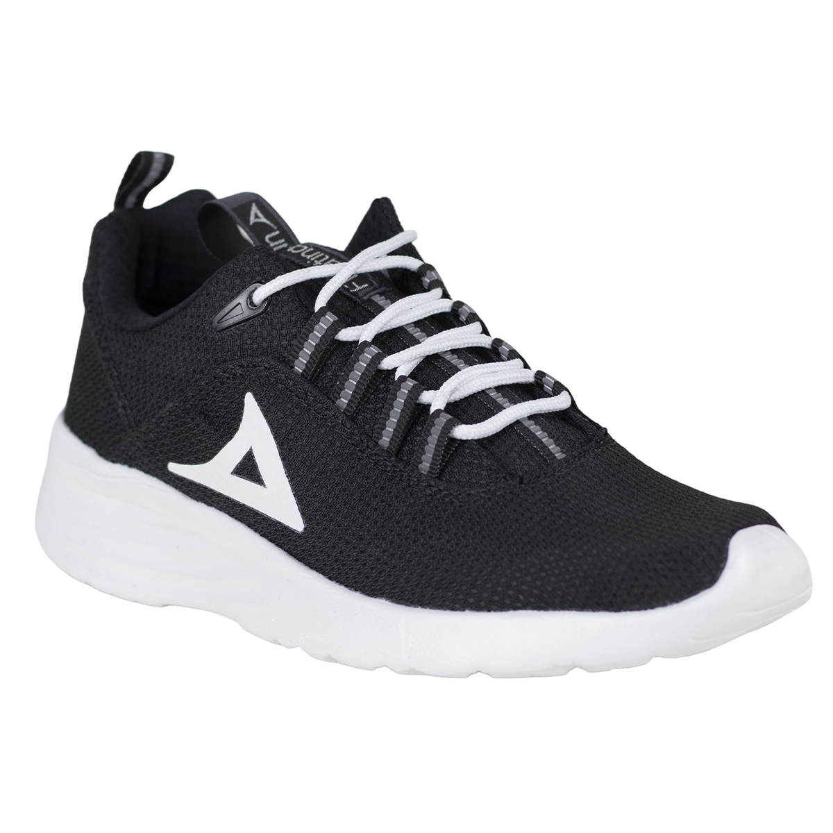 Tenis Pirma Running Para Mujer 0248 Negro Blanco Para Trotar.