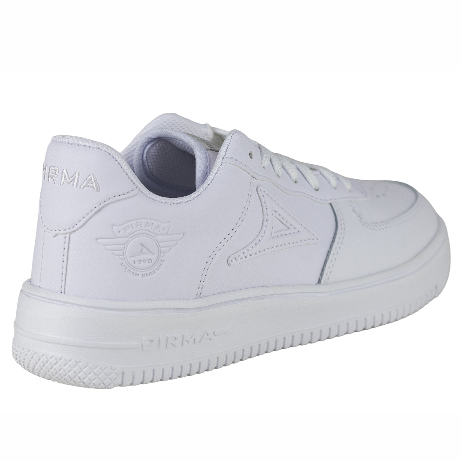 Tenis Urbano De Plataforma Blanco Pirma Hombre Mujer 5002 Sintéticos Originales 
