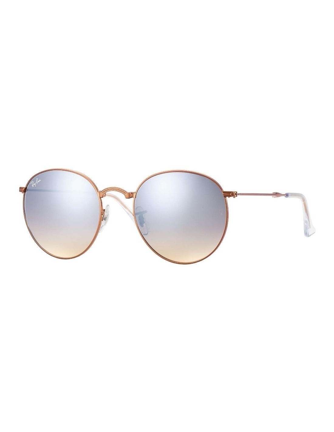 Lentes de sol Ray Ban Rb3532 198/9u Round Metal Folding Cobre Espejo Icon