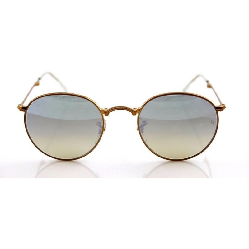 Lentes de sol Ray Ban Rb3532 198/9u Round Metal Folding Cobre Espejo Icon