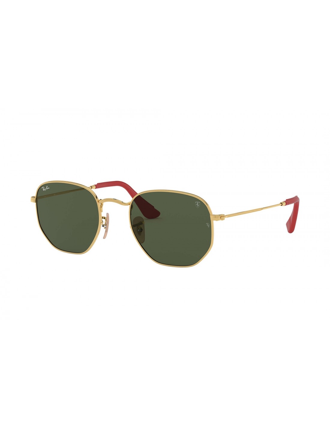 Lentes de sol Ray Ban Rb3548nm F00831 Hexagonal Ferrari Negro G-15 Dorado