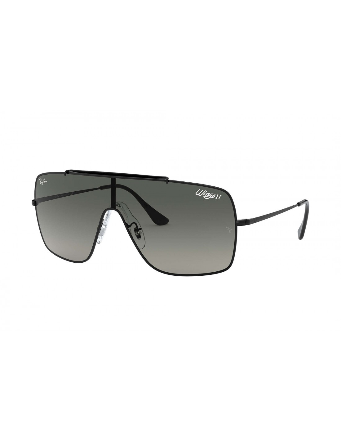 Lentes de sol Ray Ban Rb3697 002/11 Wings Ii Gris degradado Negro Original