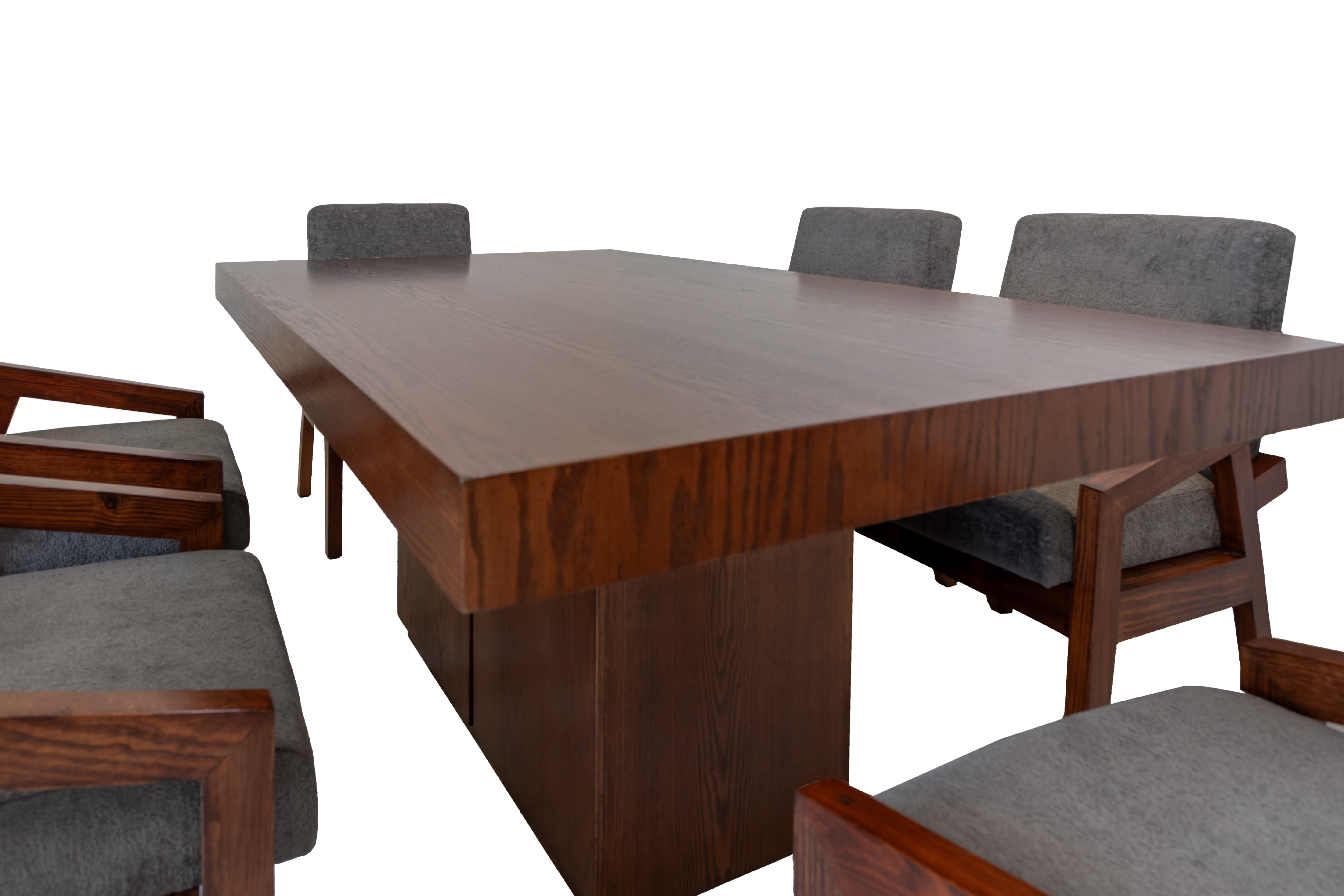 Comedor Home Sweet Home, Modelo Antea, Madera de Parota para 6 personas.
