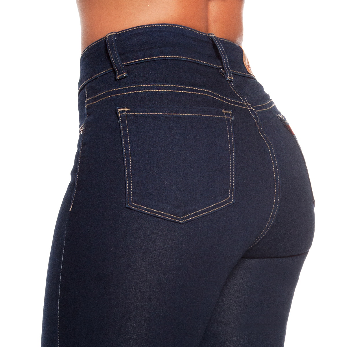 PANTALON JEANS VAQUEROS ACAMPANADOS DE MEZCLILLA STRETCH