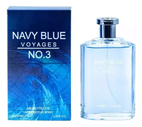 Perfume Para Hombre Marca Ebc Collection Navy Blue Voyages No.3 100 ml 