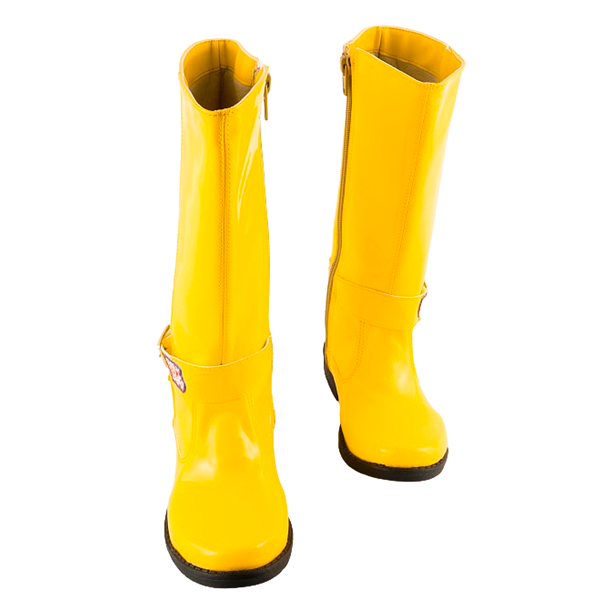 Bota Niña Bely y Beto Cómodas Charol Amarillo Moda 8100-BB-A