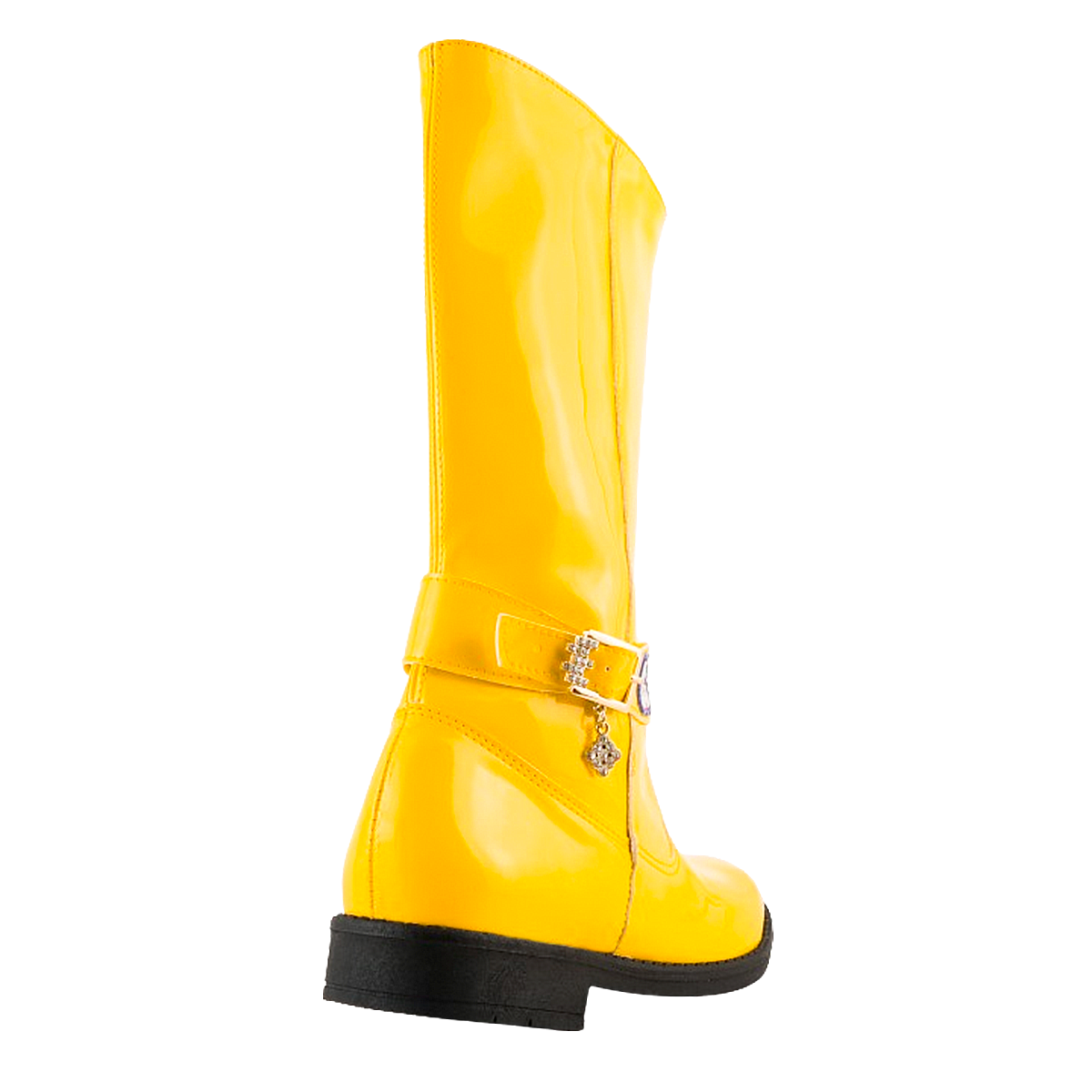 Bota Niña Bely y Beto Cómodas Charol Amarillo Moda 8100-BB-A