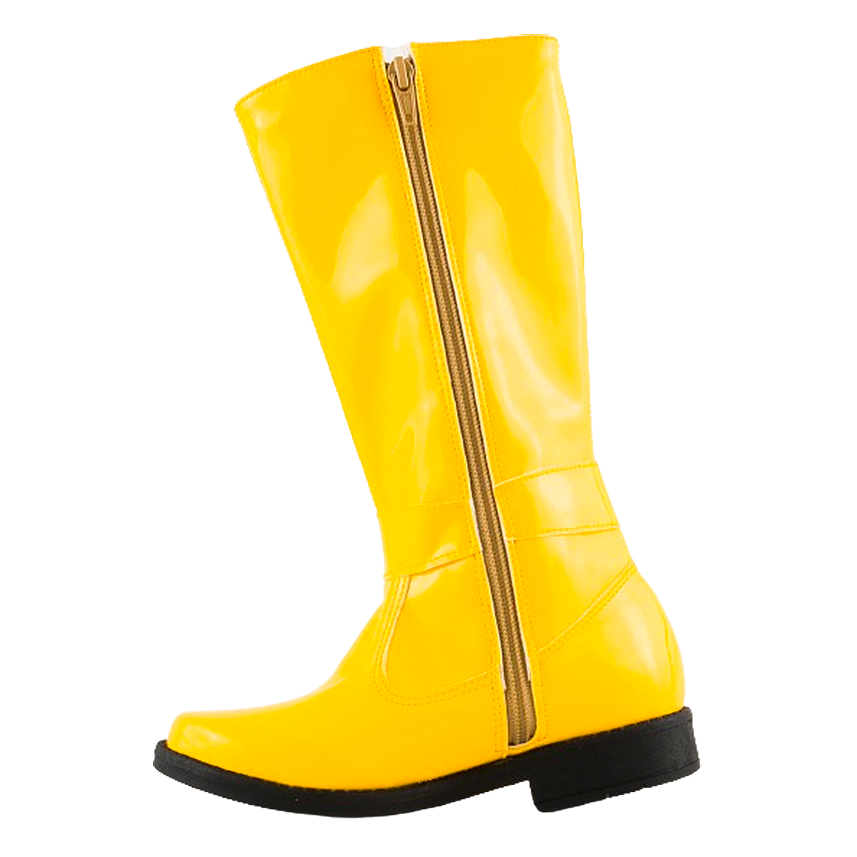 Bota Niña Bely y Beto Cómodas Charol Amarillo Moda 8100-BB-A