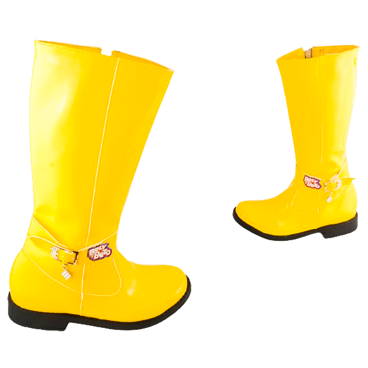 Bota Niña Bely y Beto Cómodas Charol Amarillo Moda 8100-BB-A